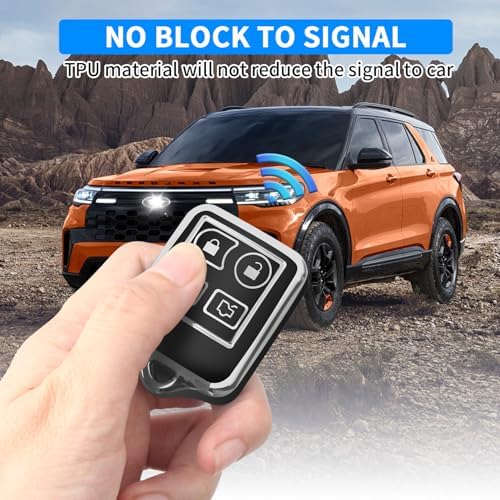QBUC for Ford 4 Buttons Key Fob Cover - Image 4