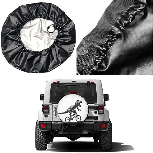Dinosaur Moon Spare Tire Cover Dust-Proof Wheel Tire Cover Fit Trailer - Image 5
