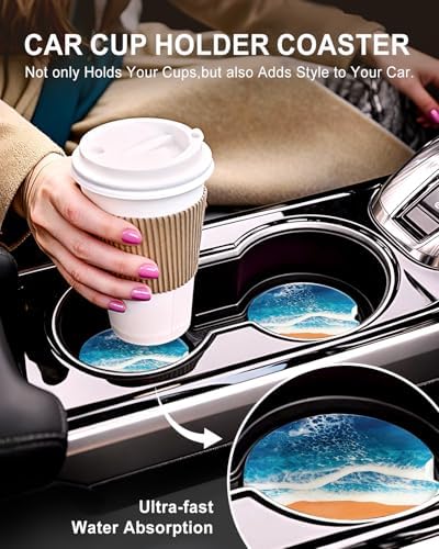 Swooflia Car Coasters for Women - Image 5