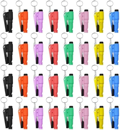 32 Pcs Car Window Breaker Key Chains by Adboros