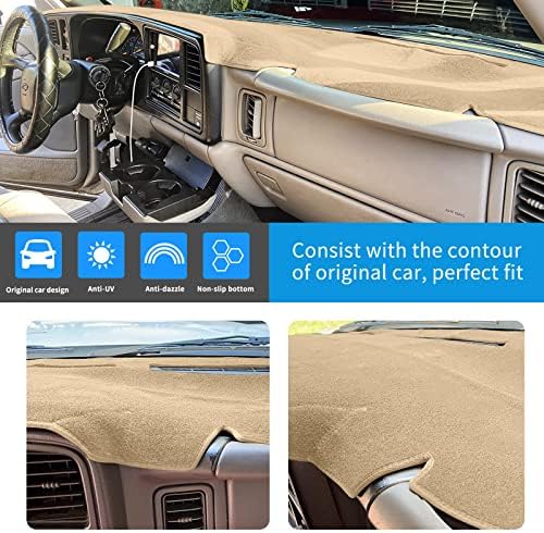 Dashboard Cover for Chevrolet Silverado 1500 2500 3500 1999-2006 Avalanche - Image 3