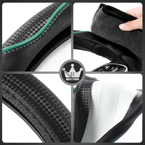 HighnessHwoo 3D Car Steering Wheel Cover Comfort Grip Massage Sporty Anti-Slip - Image 7