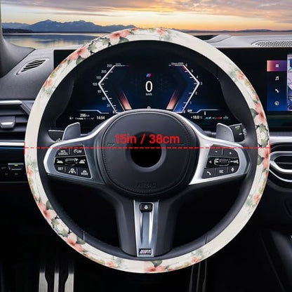 Steering Wheel Cover Neoprene Material Most Cars Men&Women Universal 15 inch - Image 3