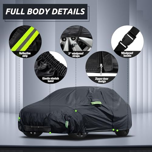 Full Exterior Cover Custom Fit for 2020-2026 Model Y Waterproof All Weather - Image 5