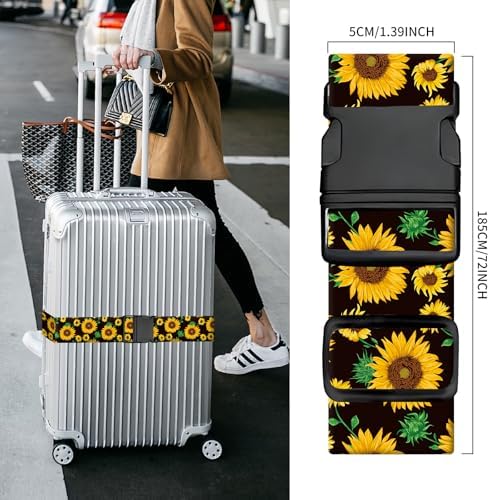 Luggage Straps for Suitcases, Heavy Duty Travel Belt - Image 3