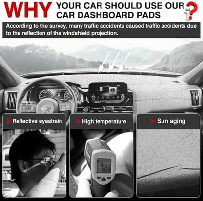 Autorder Dashboard Cover Mat for 2022-2025 2026 Nissan Pathfinder Accessories - Image 2