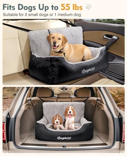 BurgeonNest Dog Car Seat for Small Dogs & Cats Under 55 lbs - Image 3