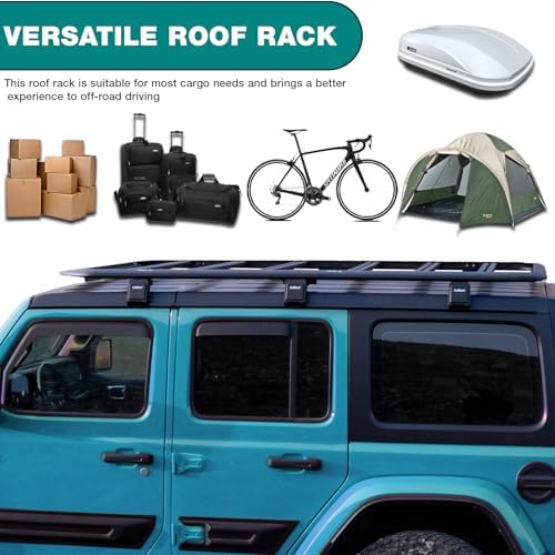CALLIERT Aluminum Full-Length Roof Rack Cargo Basket - Image 4