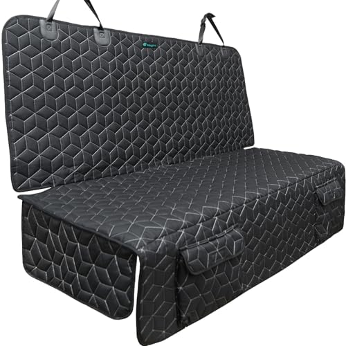 Meginc Dog Car Seat Cover for Back Seat, Waterproof Non-Slip Bench Protector by Meginc