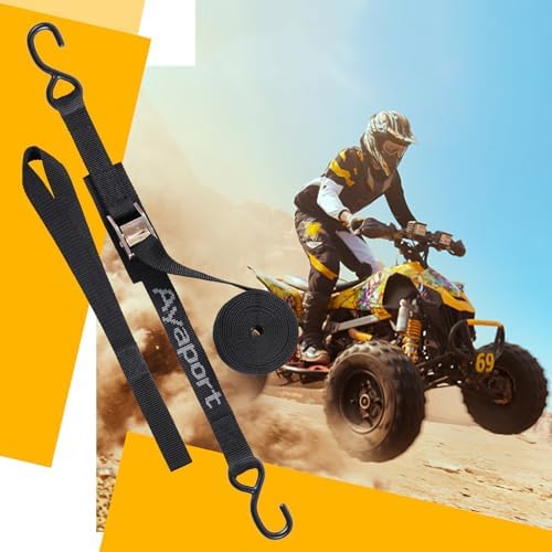 Ayaport Cam Buckle Tie Down Straps 20 feet, 4 Pack - Image 7