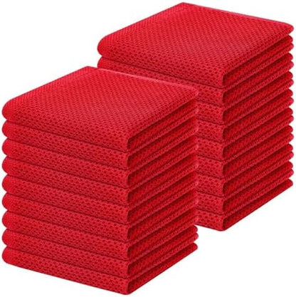 Homaxy 100% Cotton Waffle Weave Kitchen Dish Cloths 18-Pack by Homaxy