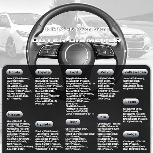 SEG Direct Plush Steering Wheel Cover 14.5"-15" Heavy-Duty, Summer Winter - Image 6
