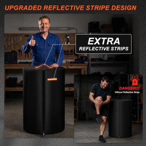 Tire Storage Cover, 600D Heavy Duty Holds 4 Tires Up to 32 Inch - Image 4