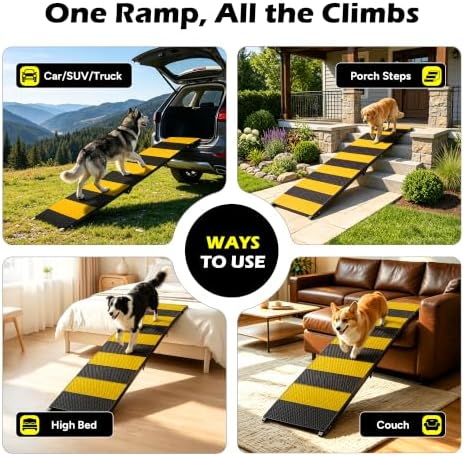 Foldable Dog Ramp for Car, 71 inches Long Portable Ramp for Large Dogs - Image 7