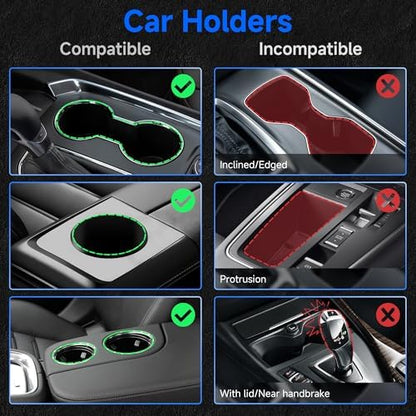 DYLEN Car Cup Holder Expander, 2 in 1 Cup Holder Adpater Extenter - Image 6