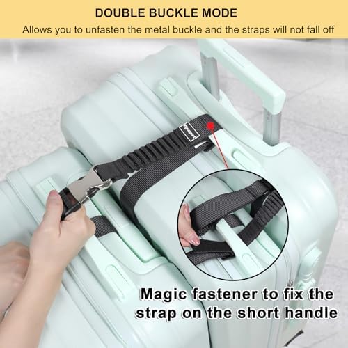 Vigorport Luggage Straps, Metal Luggage Connector Straps - Image 3