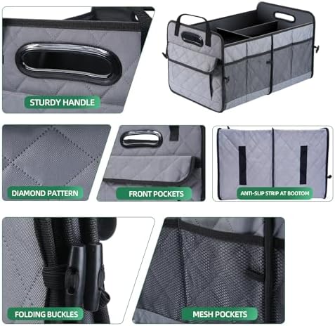 Trunk Organizer - 75L Sturdy Foldable Car Storage - Image 4