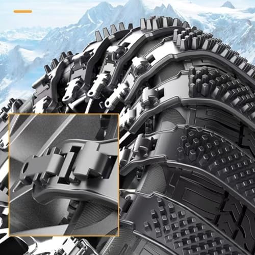 10pcs Auto Anti Skid Straps Vehicle Tire Grip Straps Set Offering on Snow - Image 7