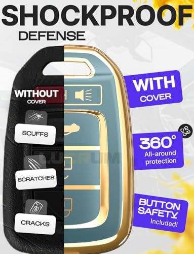 Lucrum Compatible with Honda Key Fob Cover & Keychain - Image 4