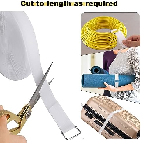 YMCRLUX 1"x16ft Hook and Loop Straps - Image 2