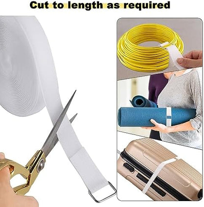 YMCRLUX 1"x16ft Hook and Loop Straps - Image 2