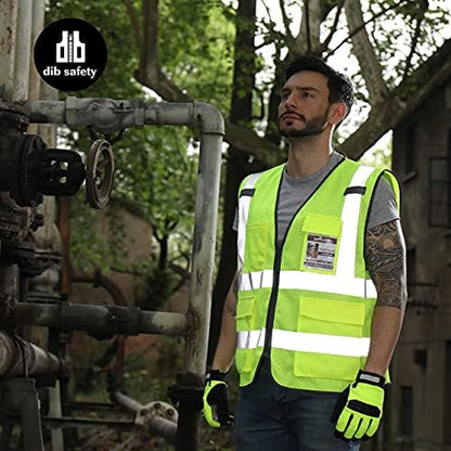 Dib Safety Hi Vis Reflective Safety Vest - Image 6