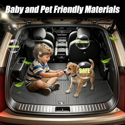 GYGY Custom Fit All-Weather TPE Cargo Mat & Backrest Mat Set - Image 6