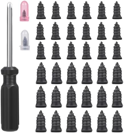 36Pcs Screw-in Tire Plug Kit Quick Fix Emergency Tire Repair Set by Unknown