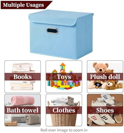 STOREONE Fabric Storage Cube Bins Foldable Organizer Container Collapsible - Image 3