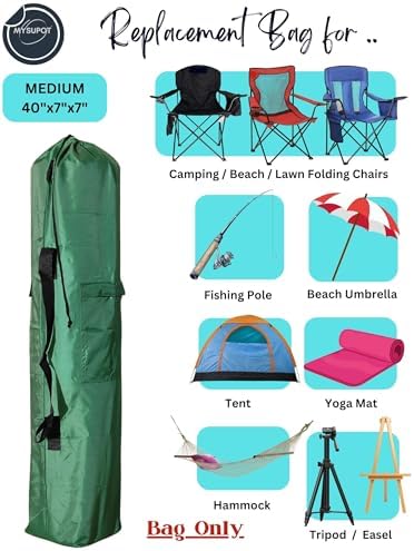 40"x7"x7" Replacement Bag for Folding Camping Chair, Camp Chairs, Yoga Mat - Image 5
