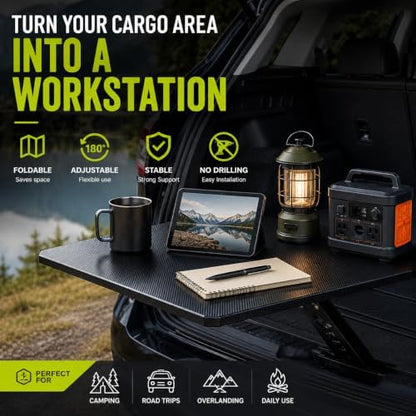 Rear Cargo Table for Tesla Model Y Long Range 2020-2026, Foldable SUV Camping - Image 3