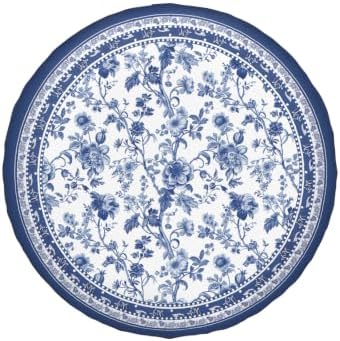 Blue Floral Spare Tire Cover Chinoiserie Wheel Protectors Cover 17 Inch - Image 2