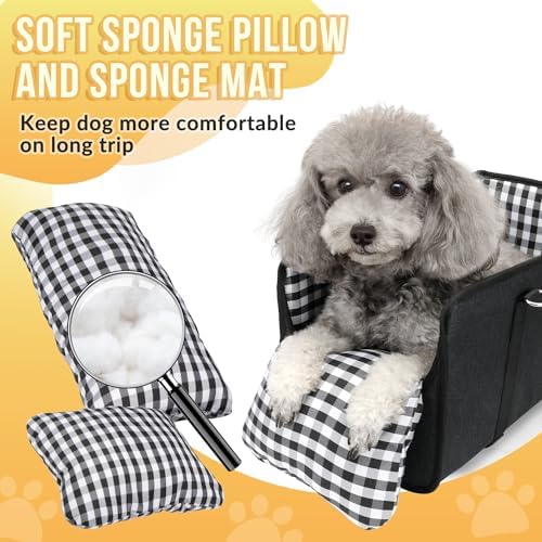 SlowTon Console Dog Car Seat, Dog Booster Seat - Image 5
