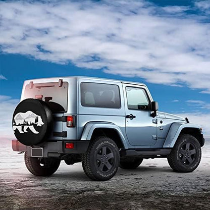 Bear and Mountain Spare Tire Cover Wheel Protectors Tyre Covers Waterproof - Image 3
