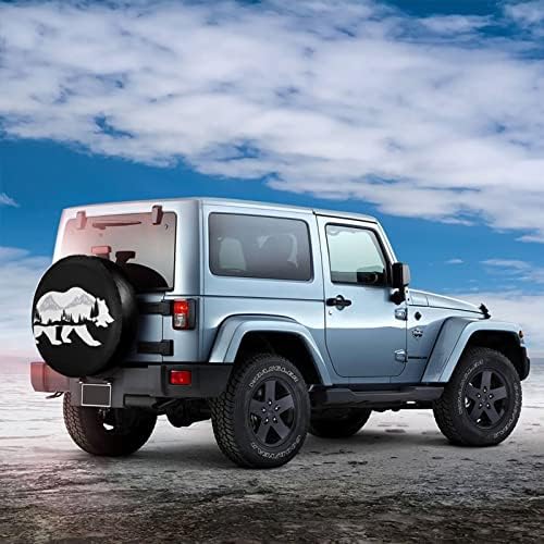 Bear and Mountain Spare Tire Cover Wheel Protectors Tyre Covers Waterproof - Image 3