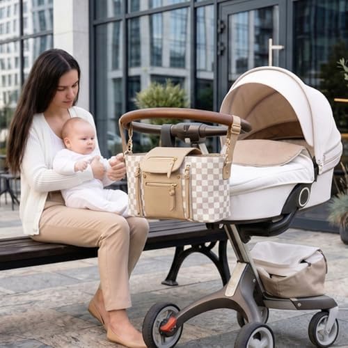 miss fong Checkered Stroller Caddy - Image 6