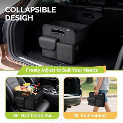 MIU COLOR Trunk Organizer for Car, Car Organizer, Collapsible - Image 4