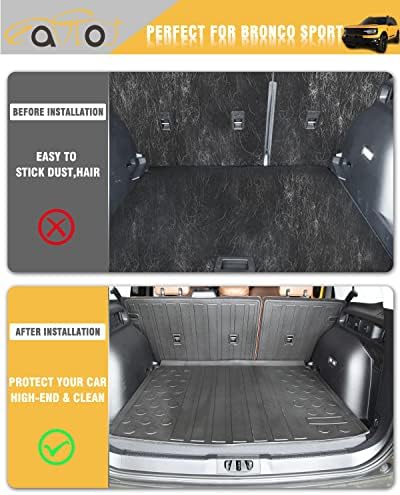 Cargo Liners Rear Trunk Mat for Ford Bronco Sport Accessories 2021 2022 2023 - Image 2