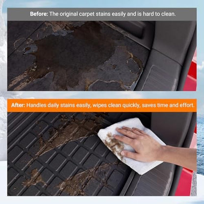 powoq Cargo Mat with Backrest Mats Compatible with 2023-2026 Honda Pilot - Image 4