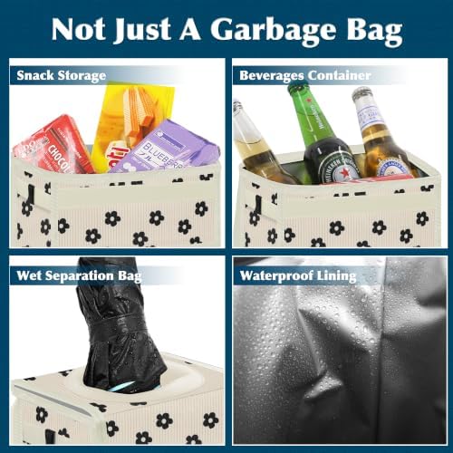 Femuar Leak Proof Car Trash Can - Image 3