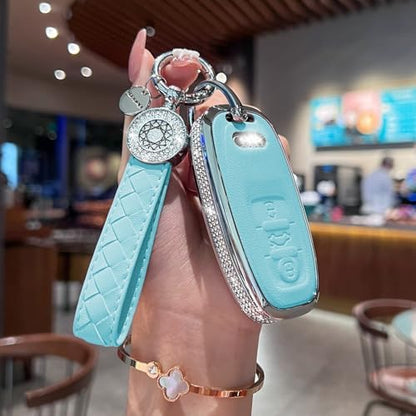 for Audi Key Fob Cover with Keychain - Image 2