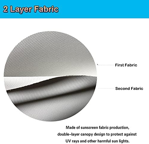 Gven Windshield Sun Shade for 2017-2026 Tesla Model Y/Model 3 Sunshade - Image 3
