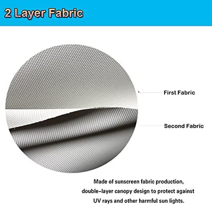 Gven Windshield Sun Shade for 2017-2026 Tesla Model Y/Model 3 Sunshade - Image 3