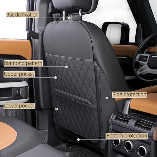 TAIKOO Seat Back Protector, Shields Seat Backs from Kicks and Adds Storage - Image 4