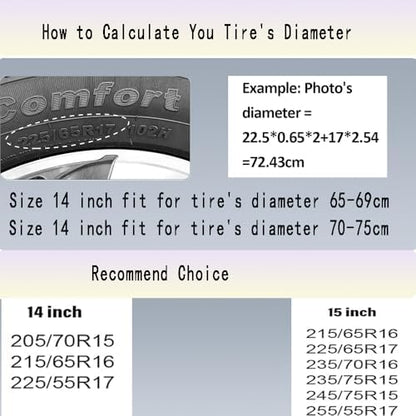 Waterproof Leather Spare Tire Cover - Image 2