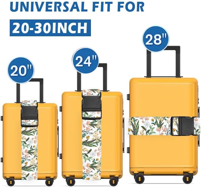 Luggage Straps for Suitcases Travel Belt Accessories, Cute Suitcase Strap - Image 2
