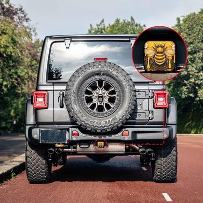 2 Inch Cute Honey Queen Bee Trailer Hitch Cover Rubber Receiver Tube Plug Cap - Image 6