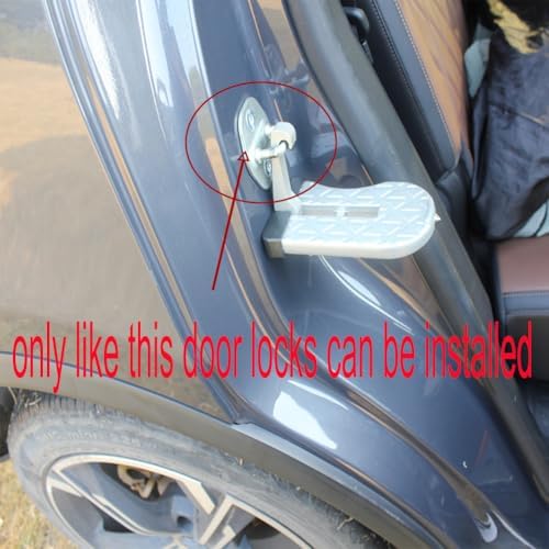Universal Car Door Step, Foldable Door Latch Step Stand Pedal Car Door Latch - Image 4