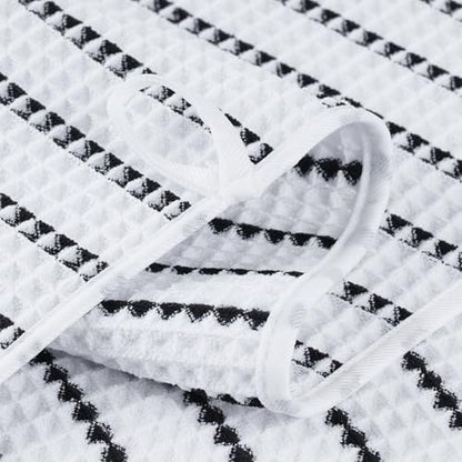 POLYTE 430 GSM Poly Blend Microfiber Quick Dry Waffle Hand Towel, 16x30 in - Image 4