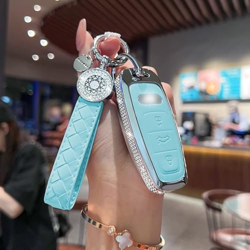 for Audi Key Fob Cover with Keychain - Image 2